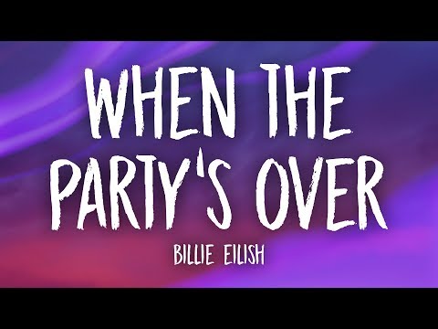 Billie Eilish - when the party's over видео (клип)